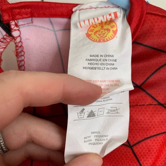 Marvel Spiderman Kids Costume, Small - Picture 3 of 5